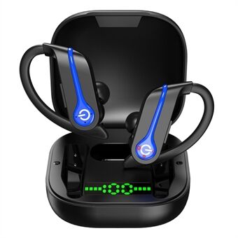 HBQ-Q62-9 øretelefoner TWS trådløs Bluetooth 5.0 støyreduksjon Lav latens ørekrokdesign Headset Gaming-hodetelefoner