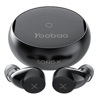 YOOBAO YB-SX06 In-Ear Bluetooth Headset Trådløse ørepropper IPX5 vanntette hodetelefoner for innendørs Outdoor