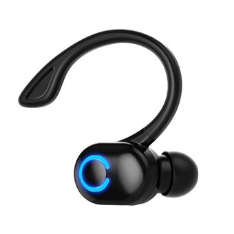 W6 ørekrok-hodesett Vanntett TWS trådløs Bluetooth-sportshodetelefon med ladekabel