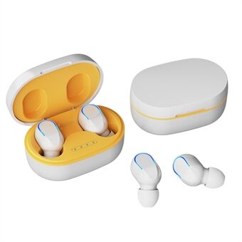 X99-knappkontroll LED-indikator Mini TWS Bluetooth 5.1 Stereo-øretelefon Trådløs In-ear Music Calling Headset