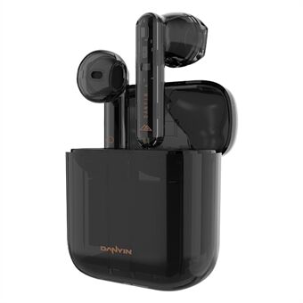 DANYAN W2 TWS Trådløst Bluetooth 5.3-hodesett med lav forsinkelse HiFi-lyd-øretelefon Gaming Sportshodetelefoner med ladeveske