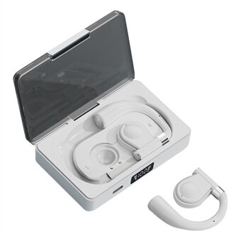 I109 TWS Trådløs Bluetooth-hengende øretelefon Svettetett berøringsstereomusikktelefon - Hvit