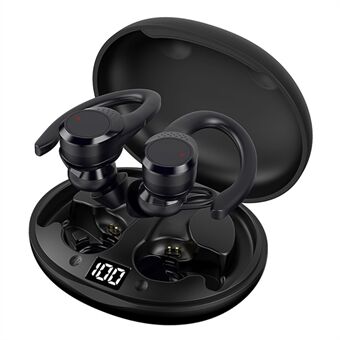 AX9 Bluetooth 5.2 TWS Headset Trådløse ørepropper Digital Display Hodetelefoner Ear-Hook Sportsøretelefoner