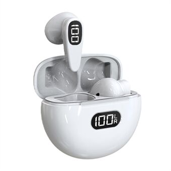 D8 TWS Bluetooth 5.3-øretelefon Touch Control True Wireless Sports-ørepropper med LED Power Display (CE-sertifisert)