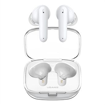 USAMS BE16 BE Series Transparent TWS Headset Trådløst Bluetooth 5.3 ørepropper Lette øretelefoner