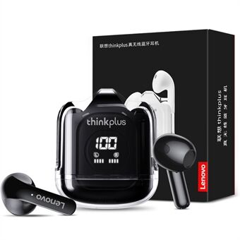 LENOVO Thinkplus XT65 True Wireless Bluetooth Headset Digital Display TWS Earplus Low Latency Gaming Hodetelefoner
