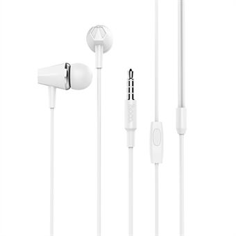 HOCO M34 Honor Music Universal 3,5 mm kablet in-ear hodetelefon med mikrofon for iPhone Samsung