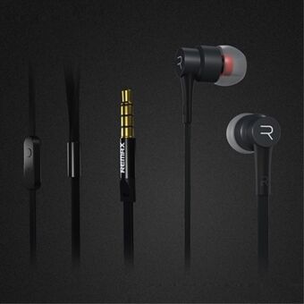 REMAX 535 3.5mm In-ear Metallic Stereo Earphone Headset with Mic for iPhone Samsung Sony