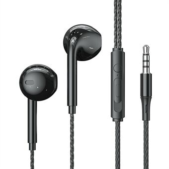 ESSAGER EJ01 3,5 mm kablet kontroll dypbass øretelefon 1,2 m musikk mobiltelefon hodesett ørepropper for iPhone Huawei