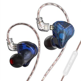 CVJ KE-S In-Ear-hodetelefoner med ledning Stereo-øretelefoner med kraftig bass 3,5 mm Jack Gaming Headset med mikrofon