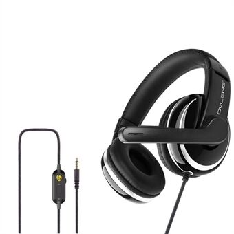 OVLENG OV-P4 Over-Ear Gaming Headset 3,5 mm kabel Lett uttrekkbart hodebånd Design Hodetelefon med rotasjonsmikrofon