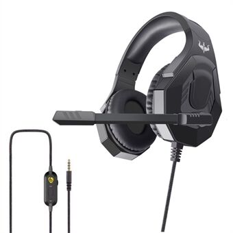 OVLENG OV-P30 Ergonomisk design E-sports spillhodetelefoner 3,5 mm kablet Over-Ear-hodesett med rotasjonsmikrofon