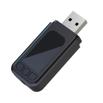 T4 5.0 USB / AUX Dual-output Bluetooth-sender Plug and Play-høyttaler Støtte for trådløs lydadapter Koble til to par hodesett
