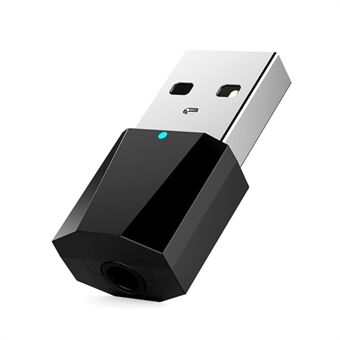 AUX Bluetooth-sender V4.2 for TV APTX PC Bluetooth-adapterhøyttalere, USB for 3,5 mm hodetelefoner Trådløs lydsender