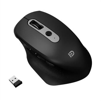 FUDE E603TU Dual-Mode trådløs Bluetooth-mus 1200DPI oppladbar mus Bærbar forretningsmus for kontor