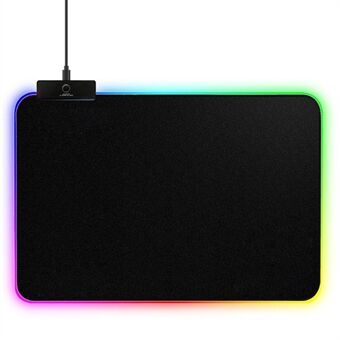 350x250x3mm RGB Gaming Musematte USB Fargerik LED-lys Kul musematte