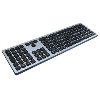 K9500 Ultratynn 110-tasters trådløst tastatur i full størrelse med Bluetooth og saksebryter for Windows / Mac / Android