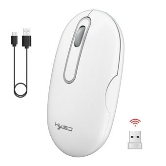 HXSJ T15 2,4 GHz trådløs mus Oppladbar stille mus for bærbar PC / PC