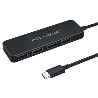 ACASIS AC2-L42 0,2 m Type-C til 4 USB2.0 Hub Adapter Multi-Port USB-C Hub Bærbar Type-C Splitter Converter 480 Mbps Dataoverføring