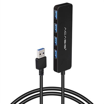 ACASIS AB3-L46 0,6 m kabel 4 porter USB3.0 5 Gbps høyhastighetsoverføring USB Hub splitter