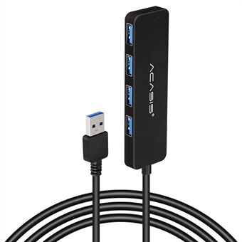 ACASIS AB3-L412 1,2 m kabel 4 porter USB3.0 Hub Splitter 5 Gbps Dataoverføring Bærbar PC USB Hub