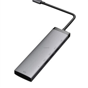 XIAOMI YOUPIN USB-C Adapter Type-C Hub Converter til PD 100W Rask Lading+3xUSB 3.0 Porter+HD Video Output Port+2 Kortleserspor