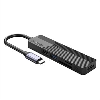 ORICO MDK-5P GY-BP 5-i-1 USB C Hub Dock Station Type C til USB 3.0x1+USB 2.0x1+Kortleser Slotx2+HDMIx1