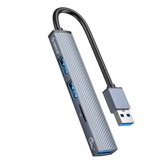 ORICO AH-A12F 4-Port USB3.0 HUB USB to USB3.0+USB2.0+TF Card Slot Adapter Converter Support Card Reader