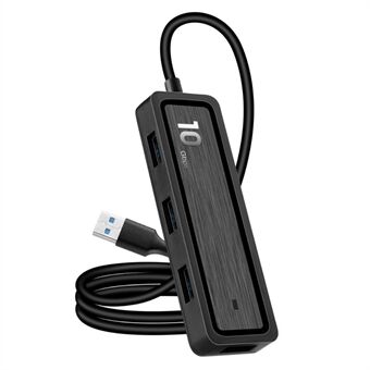 USB 3.0 HUB Expander med 4xUSB 3.2 + 2xCard Reader-spor for SD- og TF-kortstøtte 10 Gbps rask dataoverføring