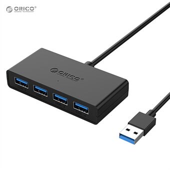 ORICO Mini 4 Port OTG USB 3.0 Hub with Micro USB Power Interface for MacBook Laptop Computer