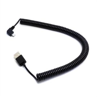 3M rettvinklet USB 2.0 hann- til mikro-USB-portkabel for nettbrett og mobiltelefon