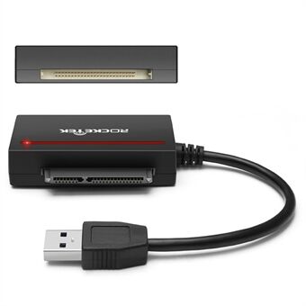 ROCKETEK RT-CFST1 USB 3.0 to SATA Adapter CF Card Reader Support SSD 2.5-Inch HDD Hard Drive Data Transfer