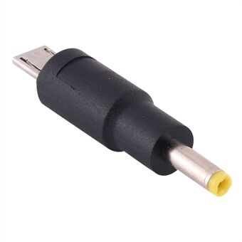 10 stk DC strømplugg 4,0 x 1,7 mm hanne til mikro USB hannadapter