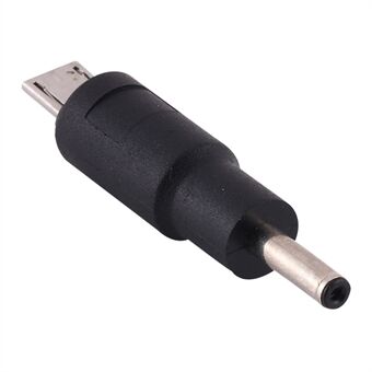 10 stk DC strømplugg 3,5 x 1,35 mm hann-til mikro-USB hann-adapter