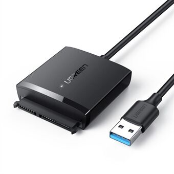 UGREEN USB 3.0 til SATA-harddiskadapter med UASP SATA III til USB-konverter for 2,5 tommer 3,5 tommer harddisker Disk