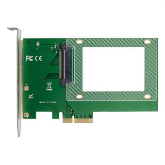 PCI-E X4 U.2 SFF8639 NVMe-konverteringskort Solid State Drive-utvidelseskort 2,5-tommers konverteringskort