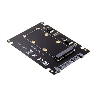 2,5 tommers SSD-kort SATA til mSATA SSD Solid State Drive-konverteringsadapterkort