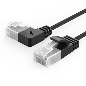CABLECREATION CL0045 5m Cat6a nettverkstilkobling tynn ledning 10 Gbps ren kobbertråd kjerne RJ45 Ethernet-kabel
