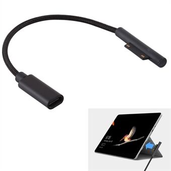 For Microsoft Surface Pro 6/5 ladekabeladapter PD til USB-C Type C DC-kontakt
