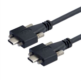UC-046-2M 2m USB 3.1 Type-C dobbel skrue låsing til låsing USB-C 10 Gbps datakabel (M2 skrue)