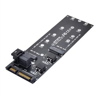 SF-033 HD SFF-8643 + SATA-utvidelseskort til NGFF NVME PCIe SSD SATA-adapter for hovedkort