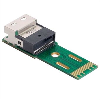 SF-003 PCI-E Slimline SAS 4.0 SFF-8654 4i 38Pin til SFF-8654 38Pin Hann til Hunn Extender Adapter Testverktøy