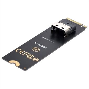 SF-013 NGFF M-Key NVME til U.2 U2-sett SFF-8639 til SFF-8654 Slimline SAS PCIe SSD-adapter for hovedkort