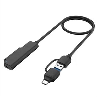 USB3.0 / Type-C til SATA Converter 22-pins harddisktilkoblingskabel for datamaskin 2,5 tommers harddisk HDD, SSD Easy Drive-kabel