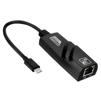 JSM USB 3.1 Type-C til RJ45 Gigabit Ethernet 1000 Mbps Nettverkskontakt Laptop Adapter