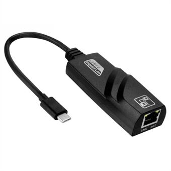 JSM USB 3.1 Type-C til RJ45 100 Mbps Adapter Laptop Ethernet-nettverkskabelkontakt