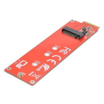 SF-037 NVME M-key grensesnitt SSD til EDSFF E1.S Adapter Card Portable Converter Support M.2 SSD 2280/2260/2242/2230 Format