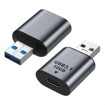 UC-082-AMCF USB 3.0 A Male to Type C Female 10Gbps Data Transfer Adapter Metal Shell High Stability Converter