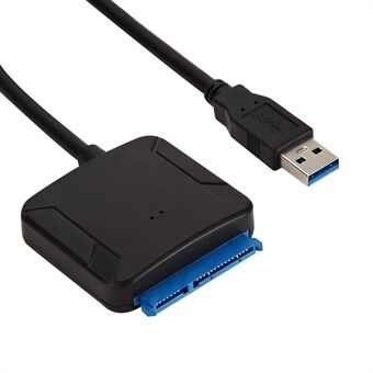 USB3.0 til SATA-kabel SSD-harddisk Datakabeladapter SATA 7P+15P Easy Drive-ledning Bærbar SATA-kabelstøtte Plug and Play