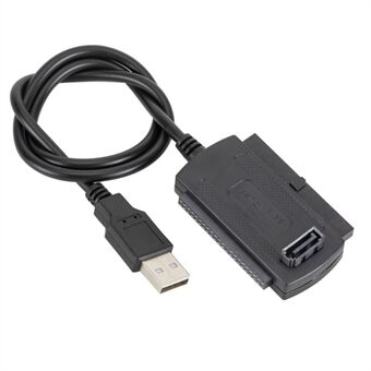 USB 2.0 til IDE / SATA 2,5" 3,5" HDD SSD-harddiskadapteroverføringskabel